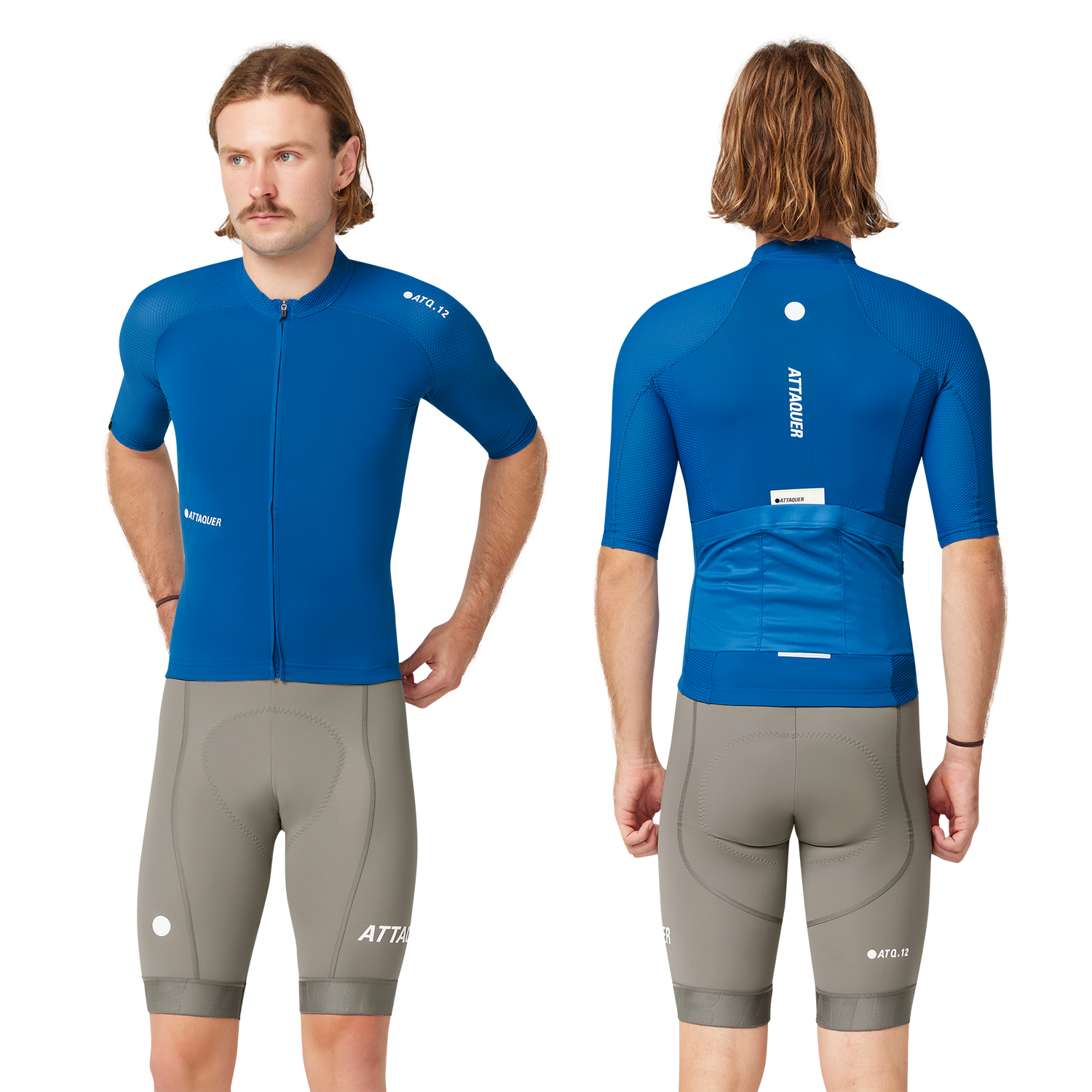 All Day Jersey Adriatic Blue | Attaquer Mens Cycling Jerseys