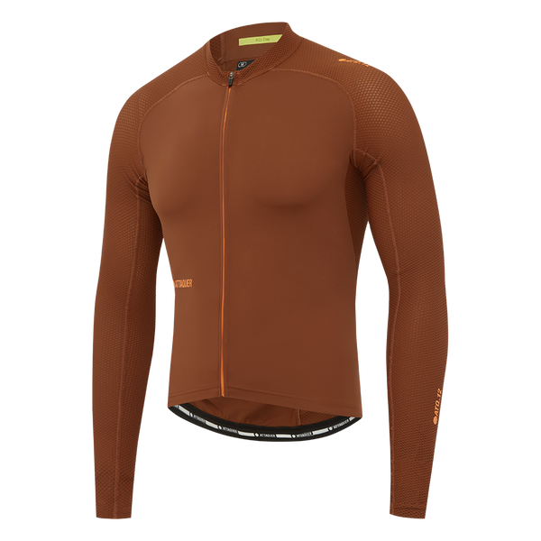 All Day Summer Long Sleeve Jersey Burnt Orange feature display