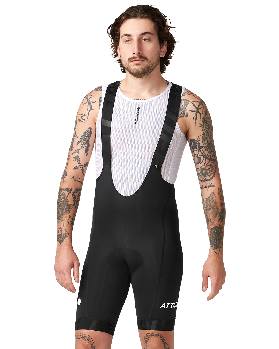 All Day Bib Short Black/White