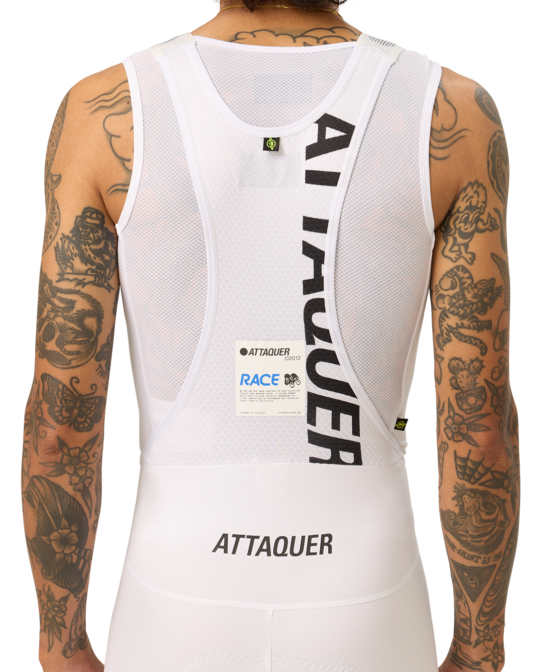 Race Bib Short White