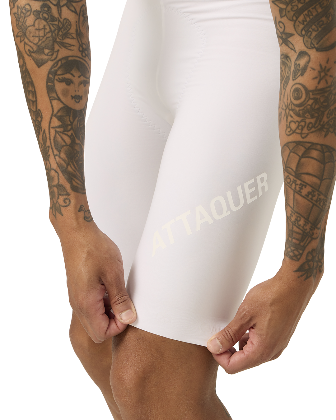 Race Bib Short White