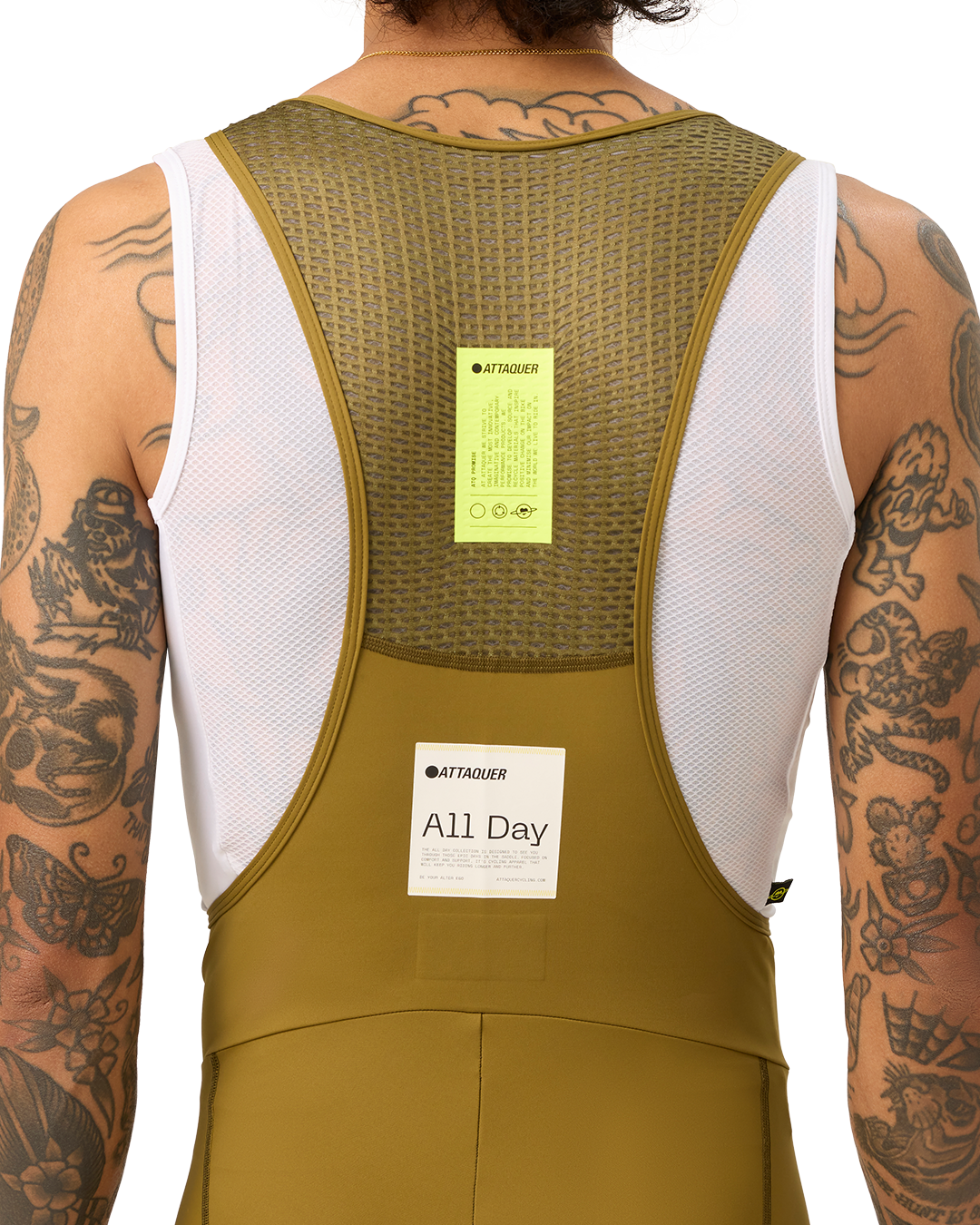 All Day 3/4 Bib Moss