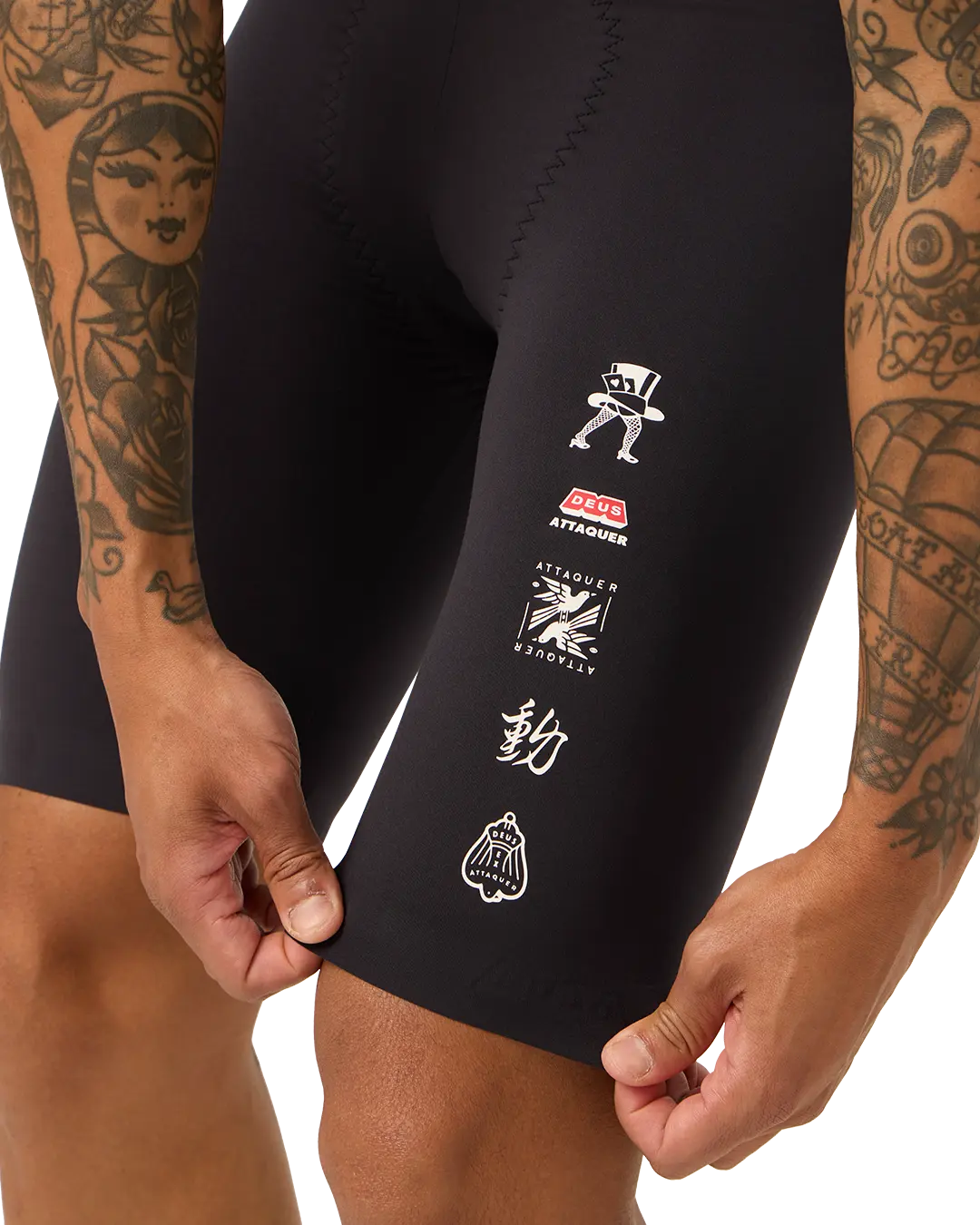 Deus Ex Attaquer Rose Bib Shorts