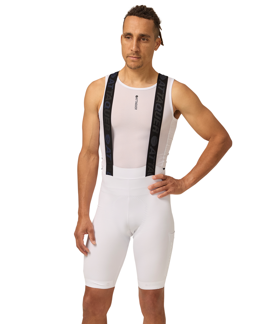 Race Cargo Bib Short White