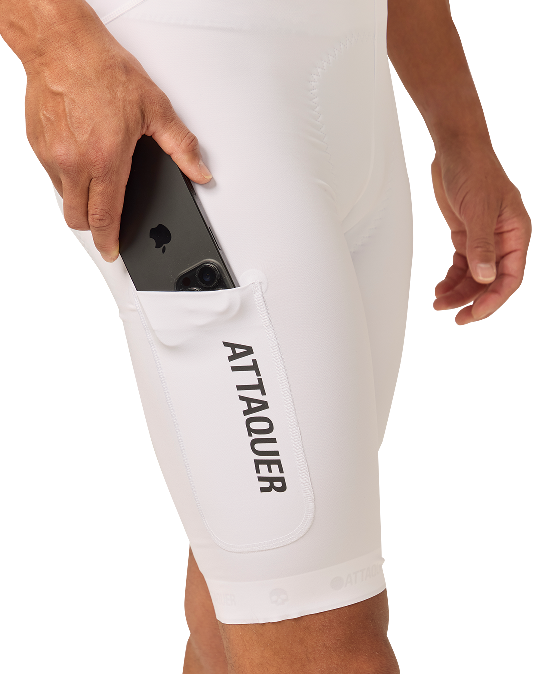 Race Cargo Bib Short White