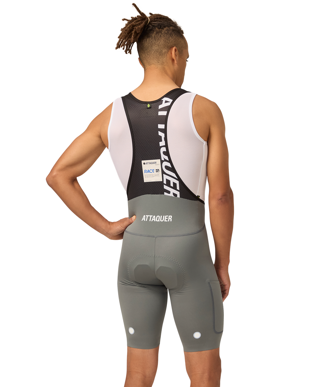 Race Cargo Bib Short Anthracite