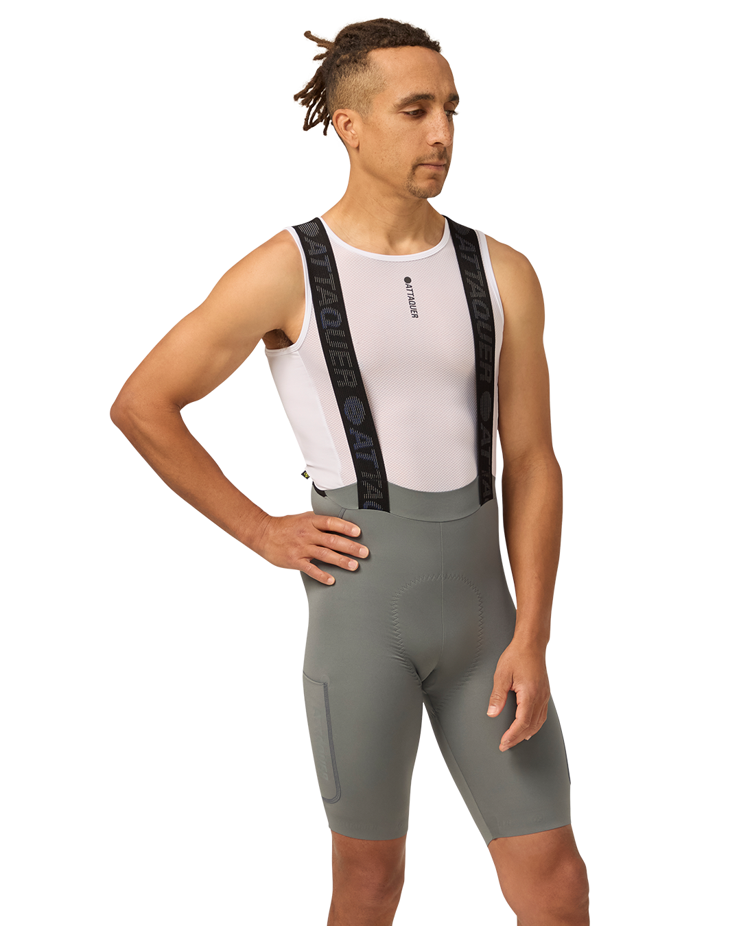 Race Cargo Bib Short Anthracite