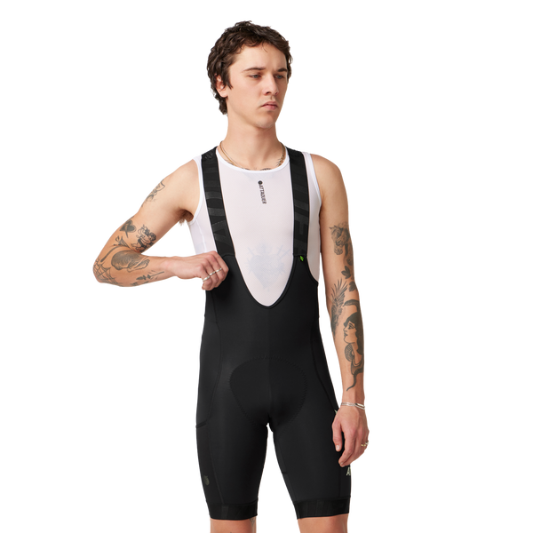 Attaquer All Day Cargo Bib Shorts black display main