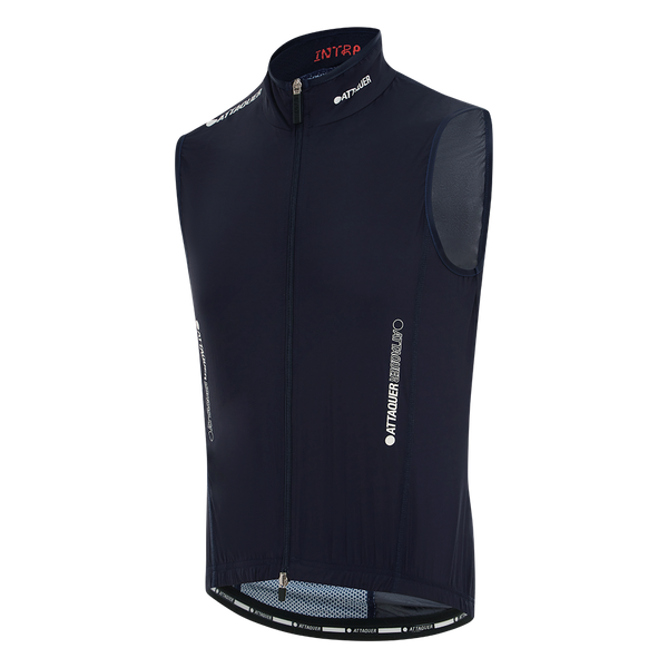 Attaquer Mens Intra Stow Gilet Navy feature display
