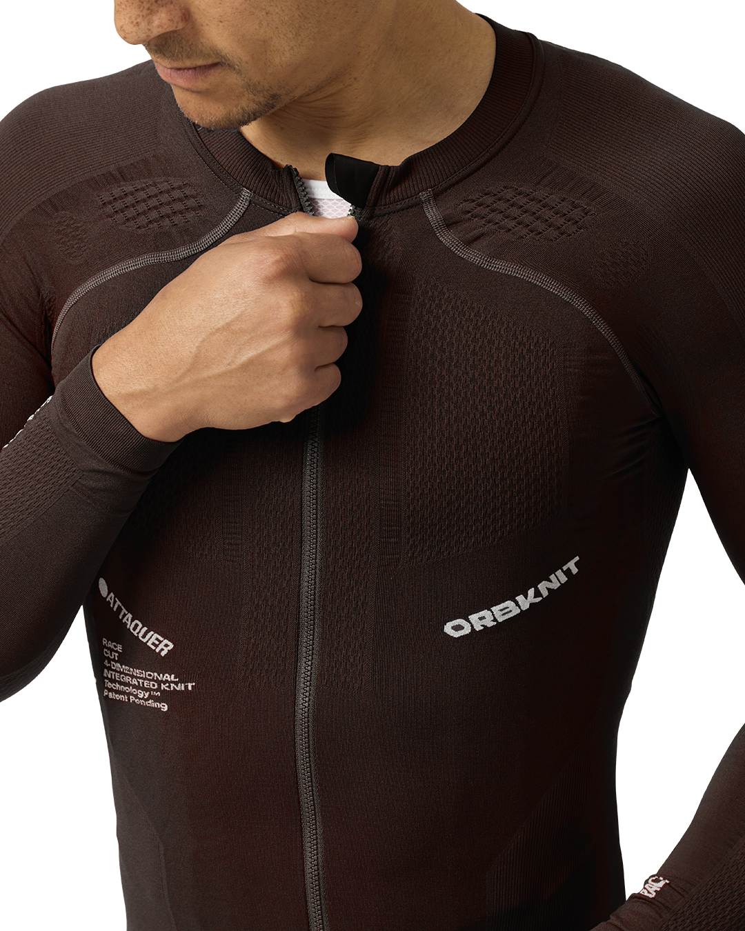 OrbKnit™️ Race Jersey Long Sleeve Brown