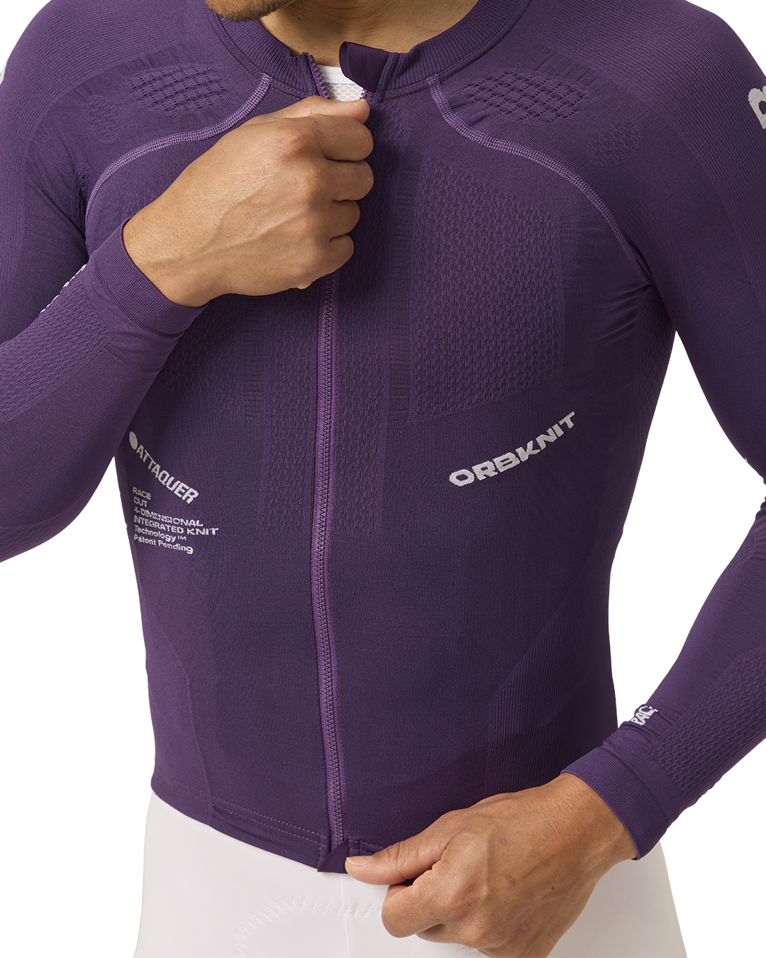 OrbKnit™️ Race Jersey Long Sleeve Purple