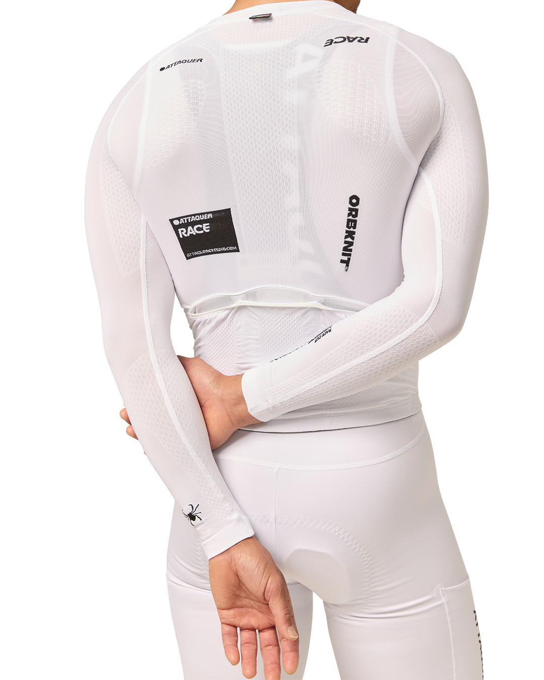 OrbKnit™️ Race Jersey Long Sleeve White