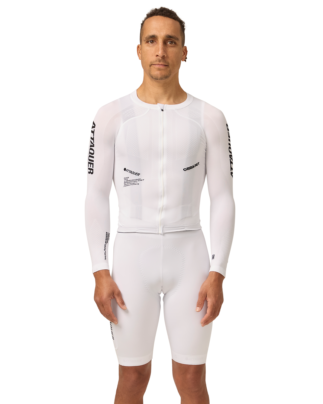 OrbKnit™️ Race Jersey Long Sleeve White