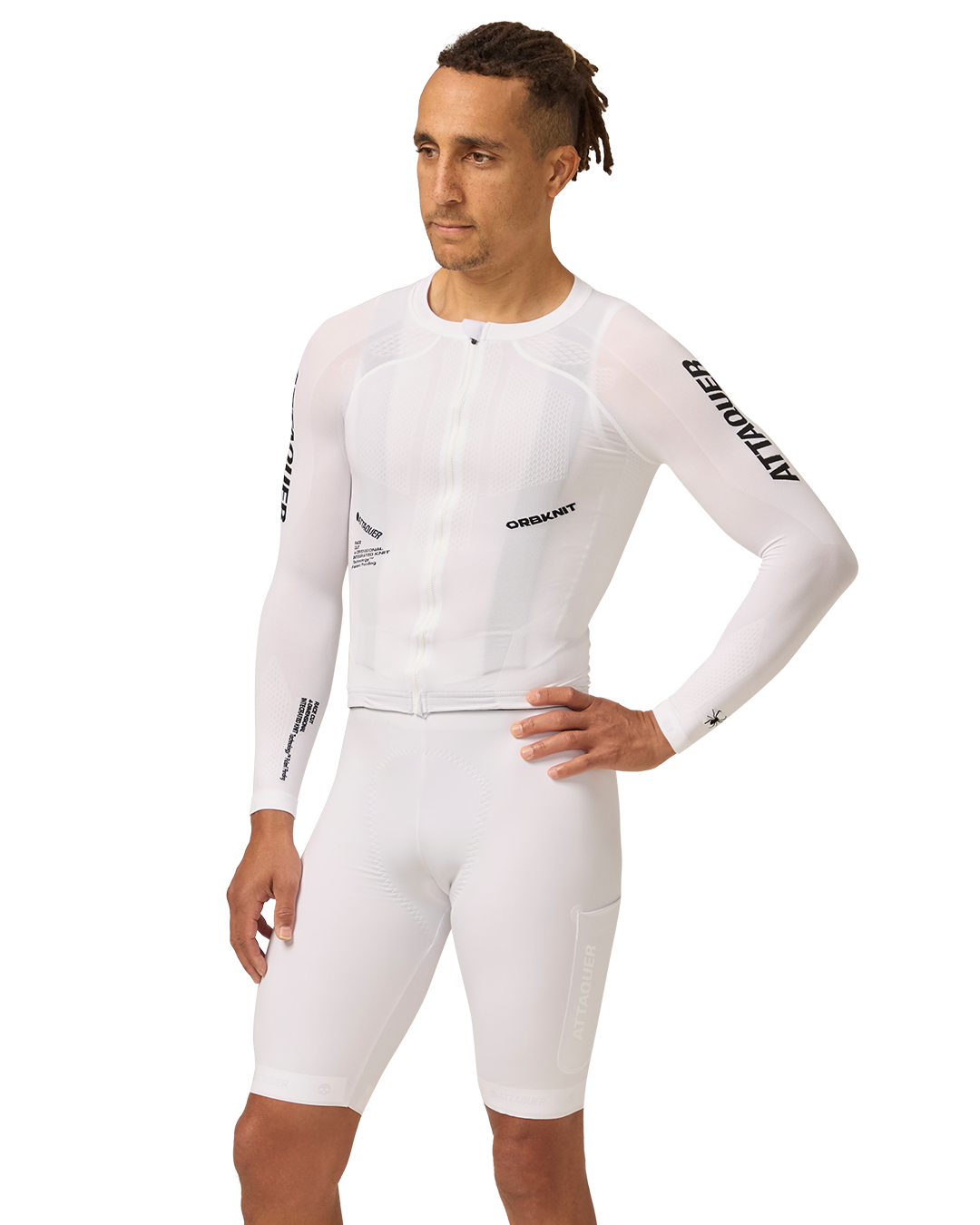OrbKnit™️ Race Jersey Long Sleeve White