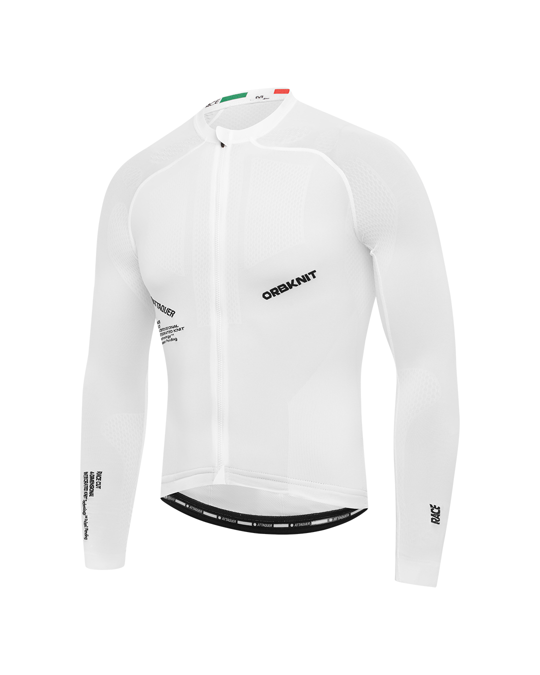 OrbKnit™️ Race Jersey Long Sleeve White