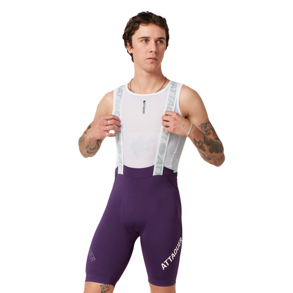 Attaquer Mens Race Bib Short Purple main