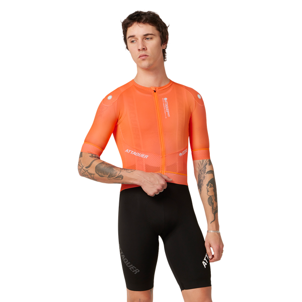 Attaquer Mens Race Jersey Solar Orange main