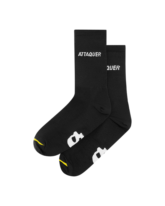 All Day Side Logo Socks Black