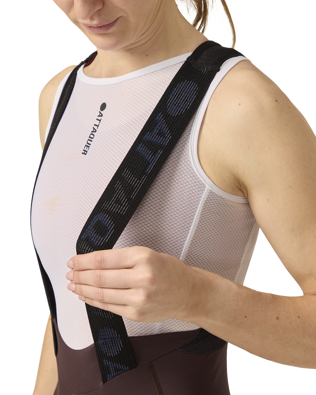 Womens Race Bib Short Brown