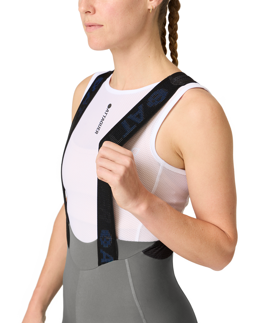 Womens Race Cargo Bib Short Anthracite