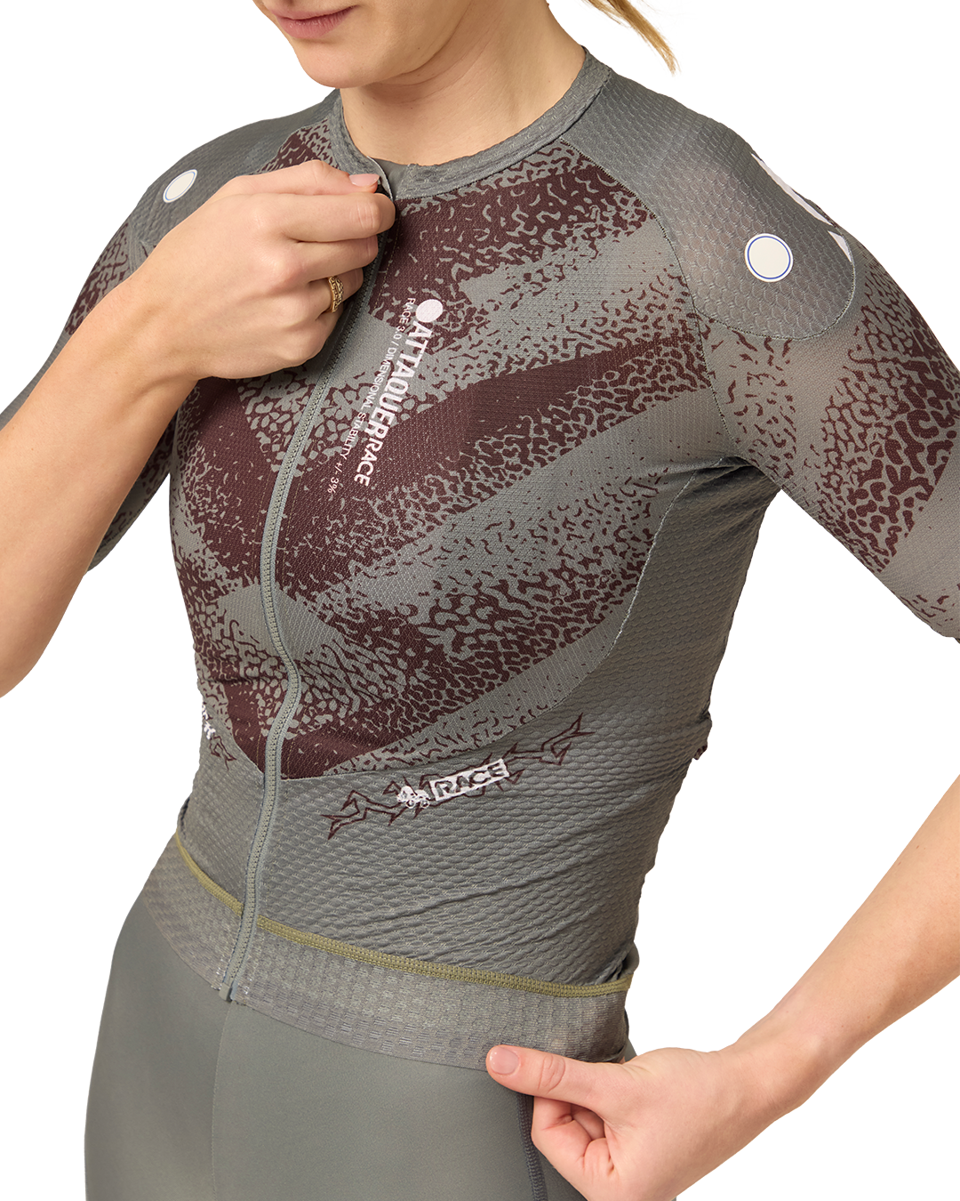 Womens Race Jersey Anthracite