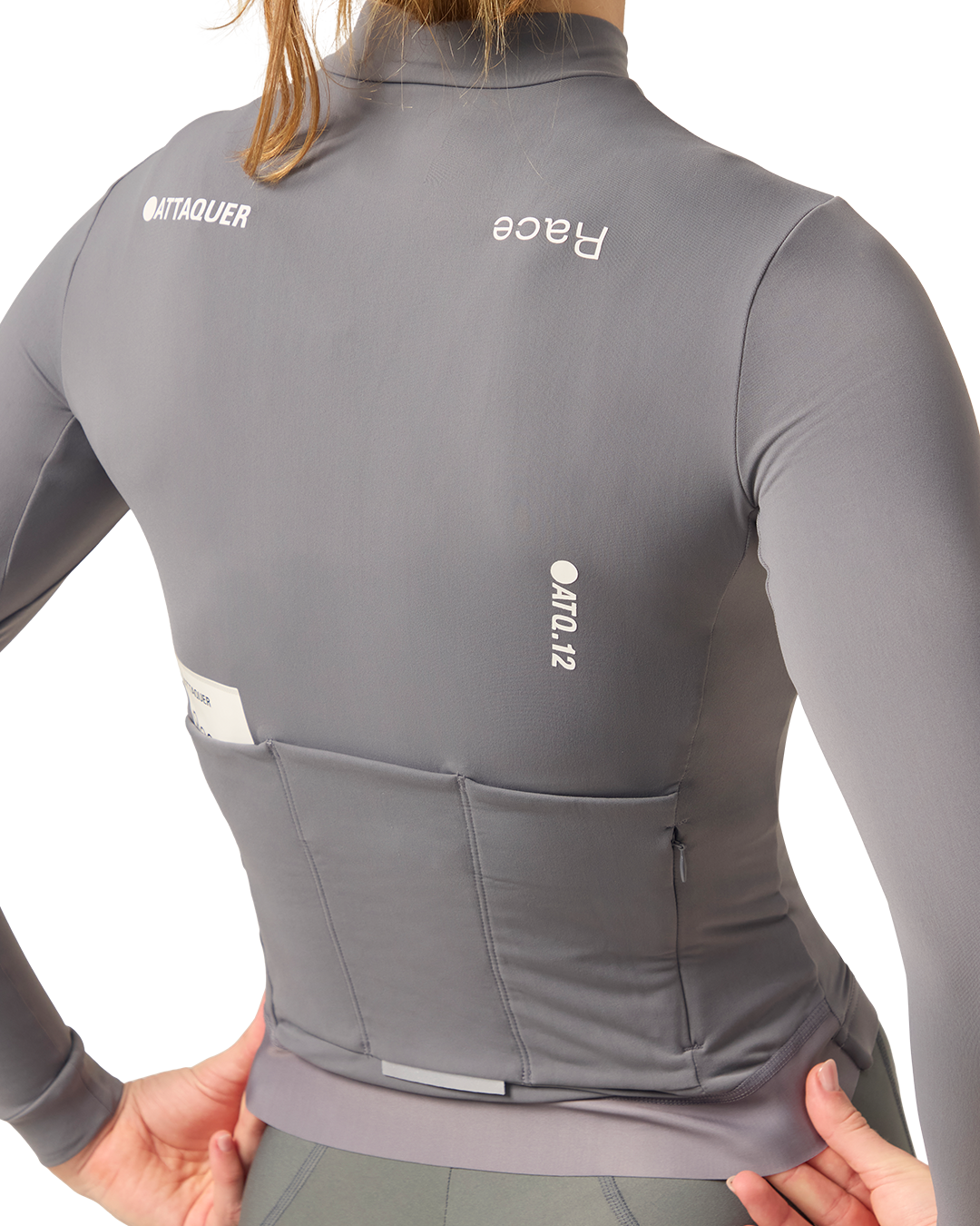 Womens Race Winter Long Sleeved Jersey Anthracite