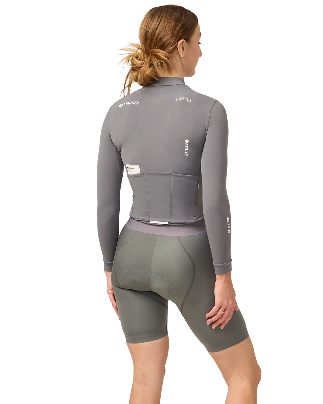 Womens Race Winter Long Sleeved Jersey Anthracite