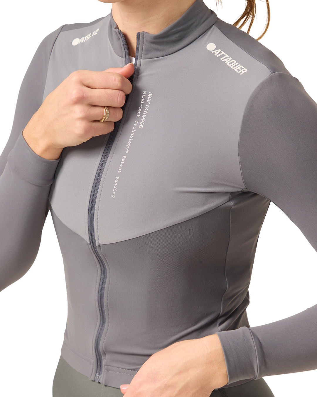 Womens Race Winter Long Sleeved Jersey Anthracite