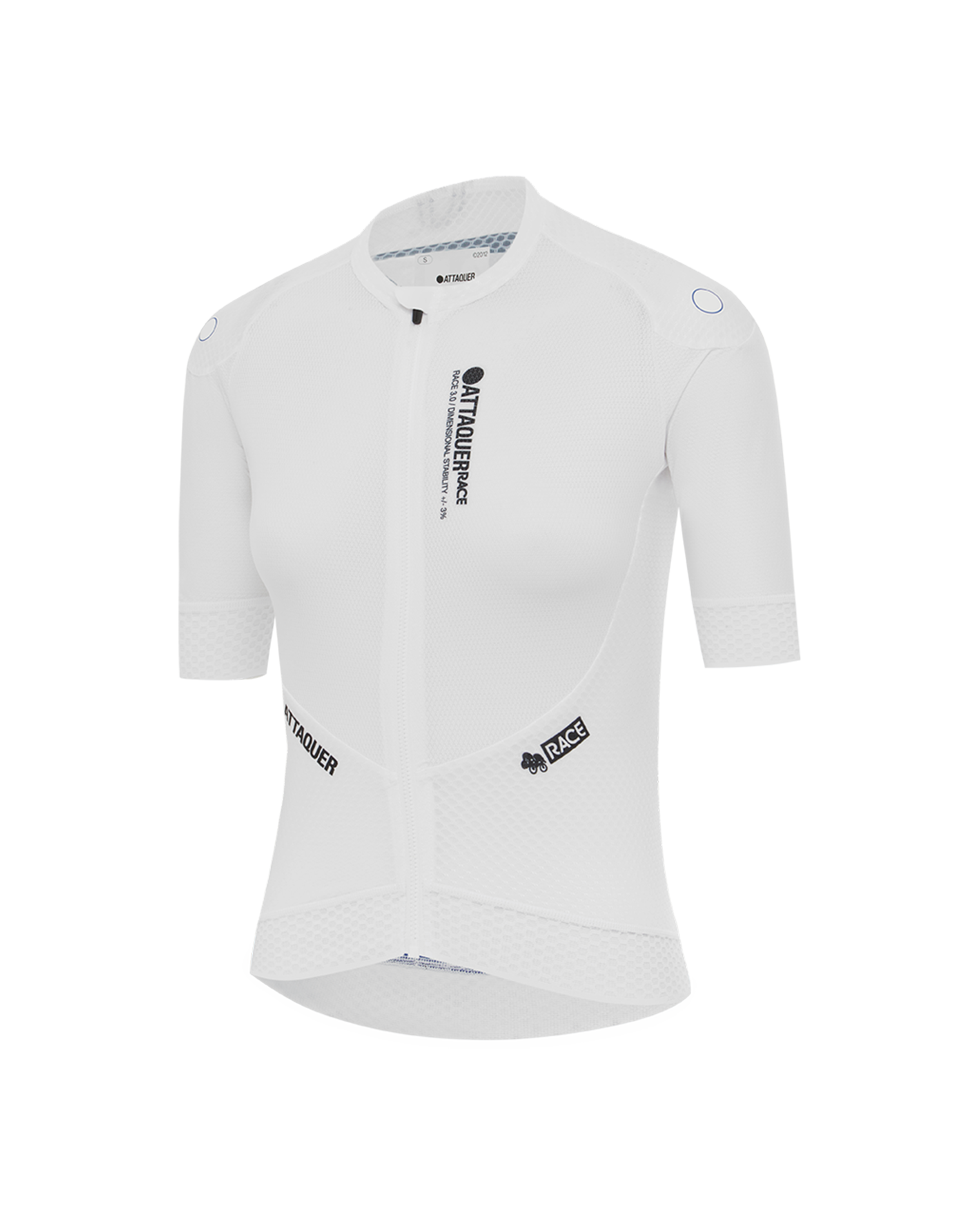 Womens Race Jersey White | Attaquer Cycling Jersey