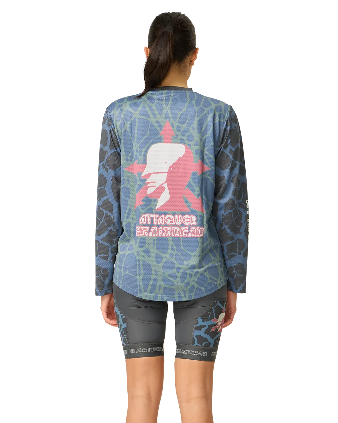 Brain Dead x Attaquer LS Tech Tee-Attaquer-Attaquer