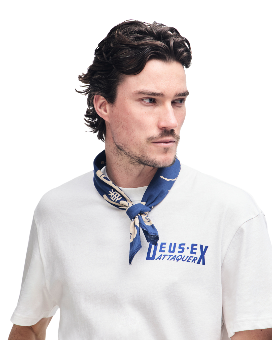 Deus Ex Attaquer Puncture Bandana Blue