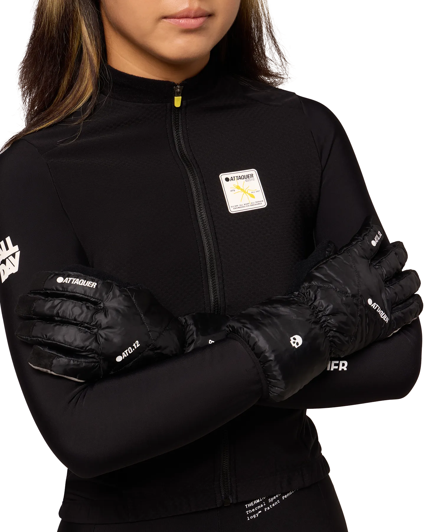 Deep Winter Insulated Logo Gloves Black-Attaquer-Attaquer