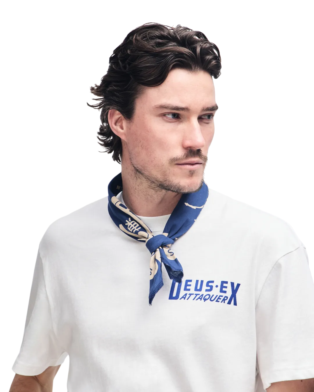 Deus Ex Attaquer Puncture Bandana Blue-Attaquer-Attaquer