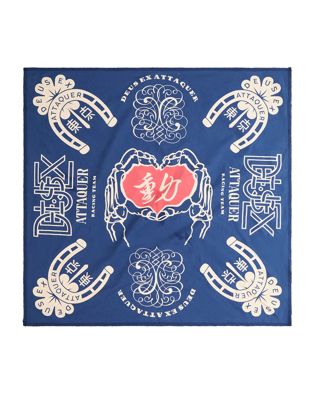 Deus Ex Attaquer Puncture Bandana Blue