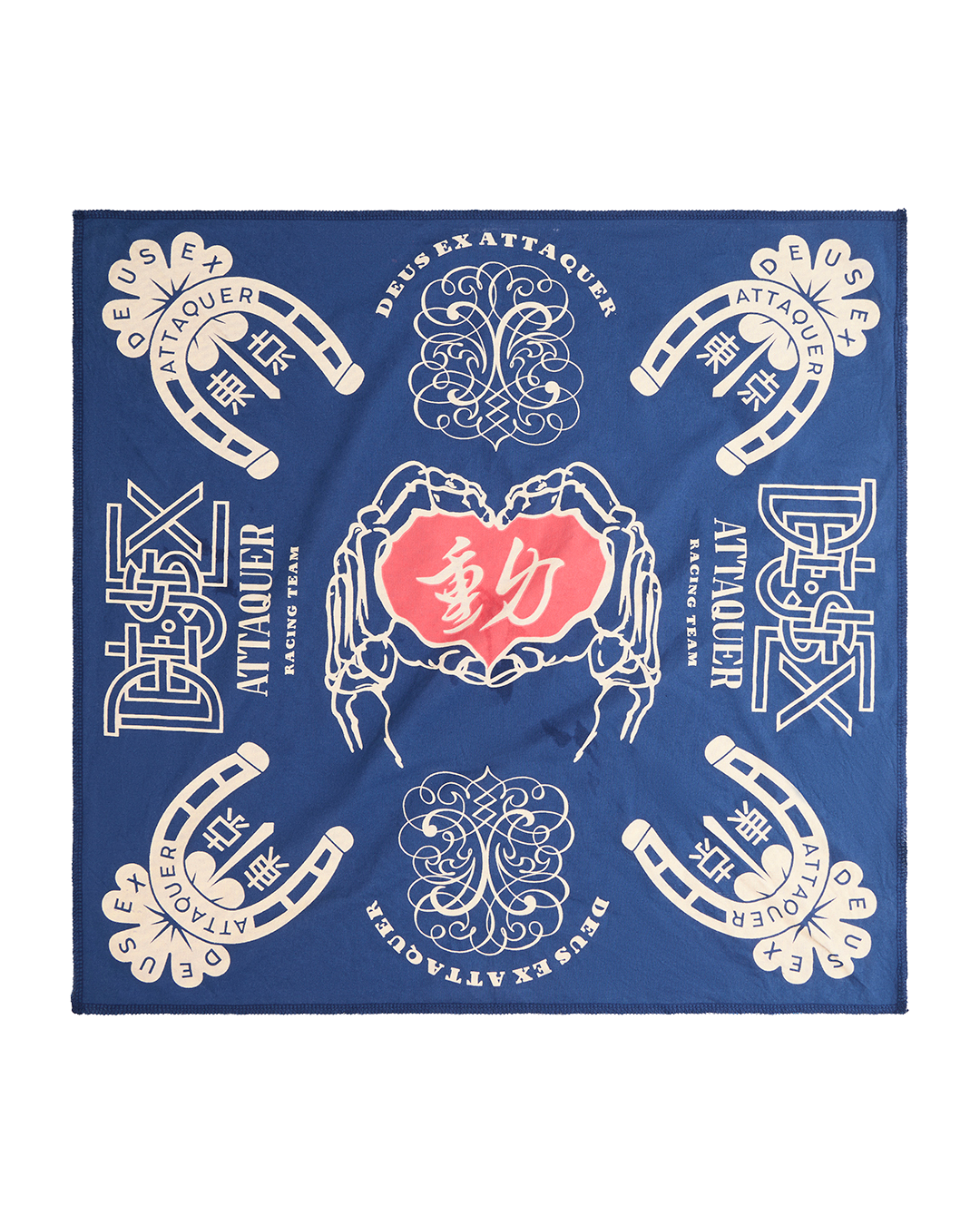 Deus Ex Attaquer Puncture Bandana Blue