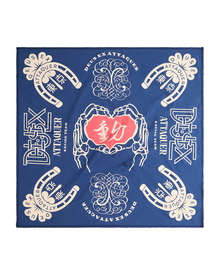 Deus Ex Attaquer Puncture Bandana Blue