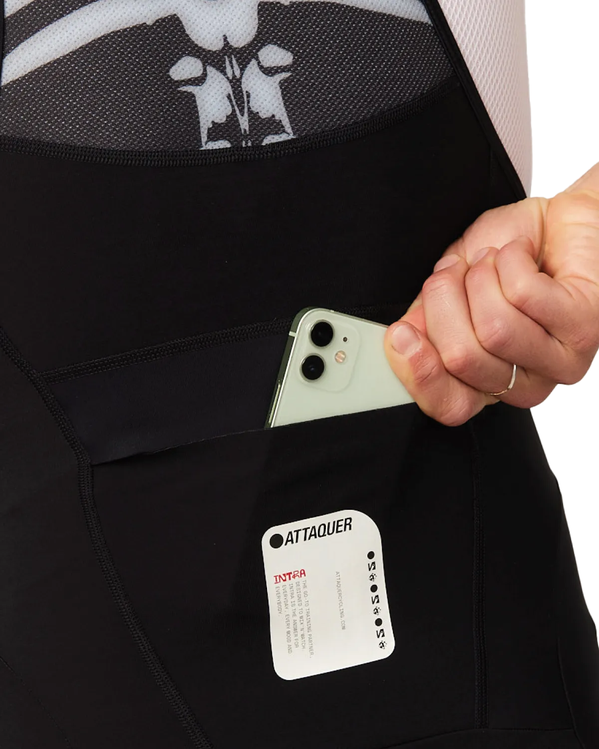 Intra Bib Shorts Black-Attaquer-Attaquer