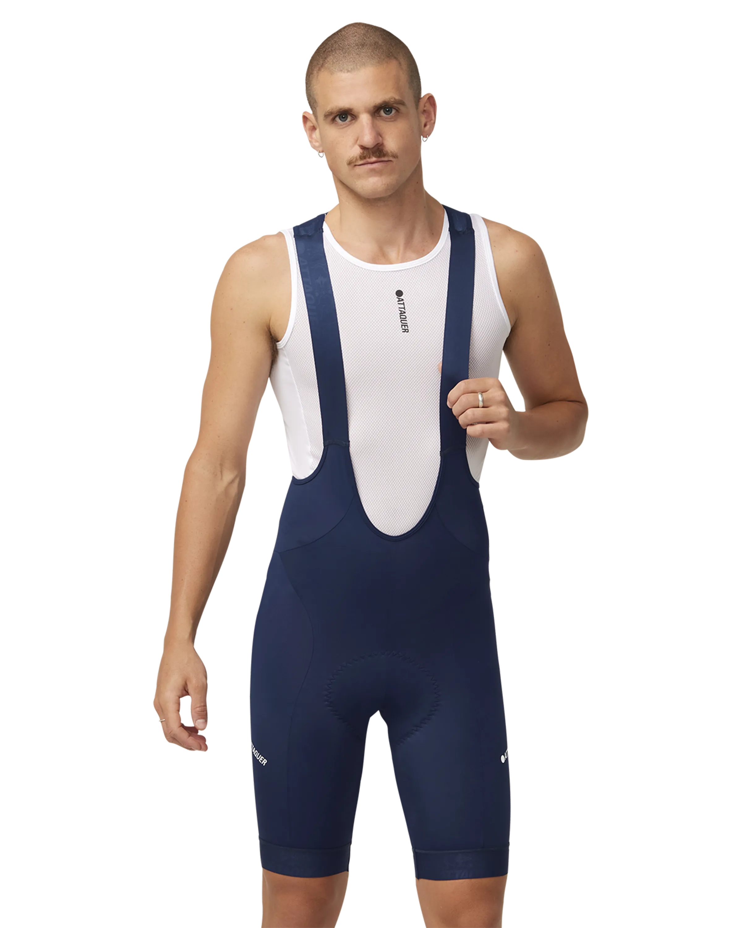 Intra Bib Shorts Navy-Attaquer-Attaquer