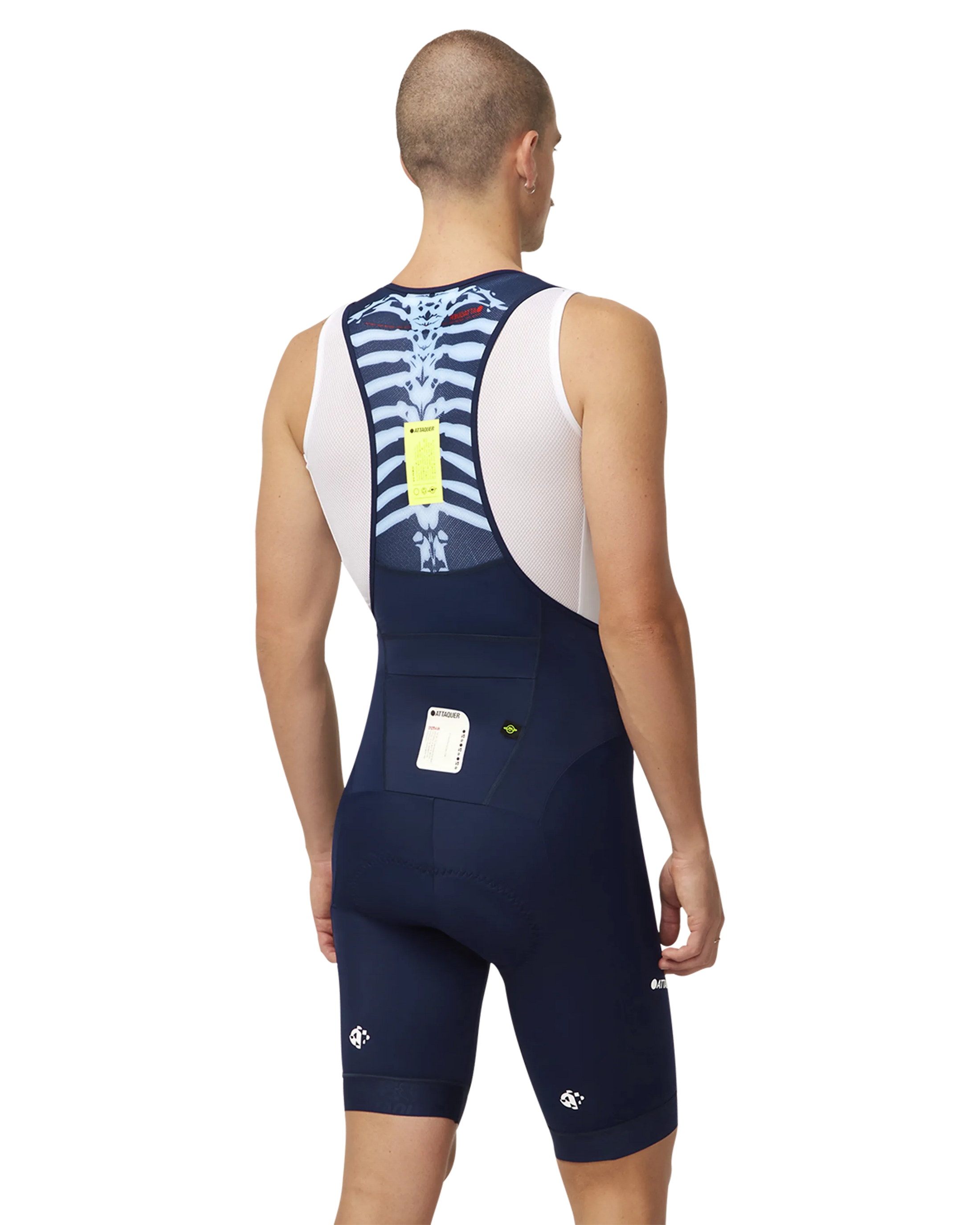 Intra Bib Shorts Navy-Attaquer-Attaquer