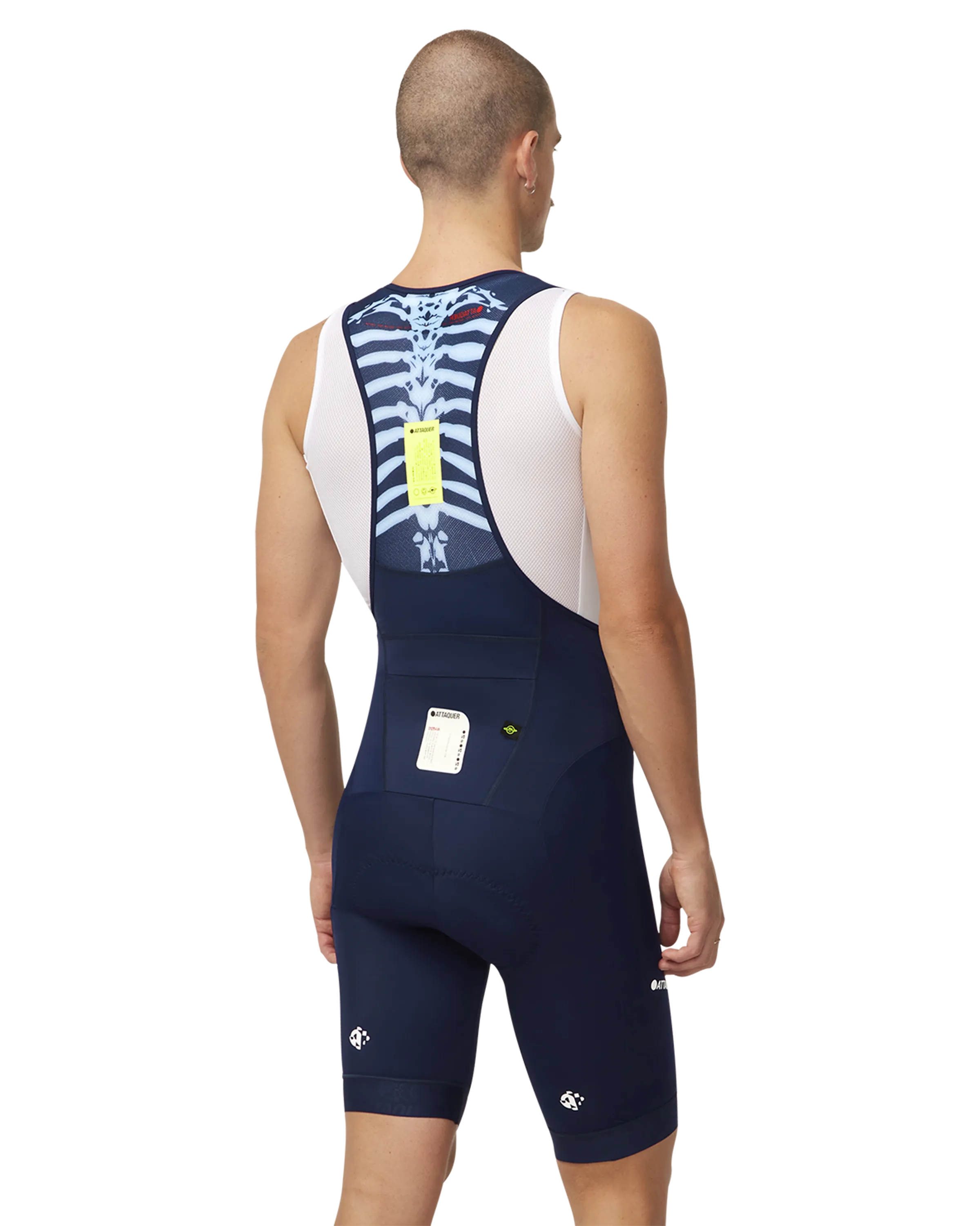 Intra Bib Shorts Navy-Attaquer-Attaquer