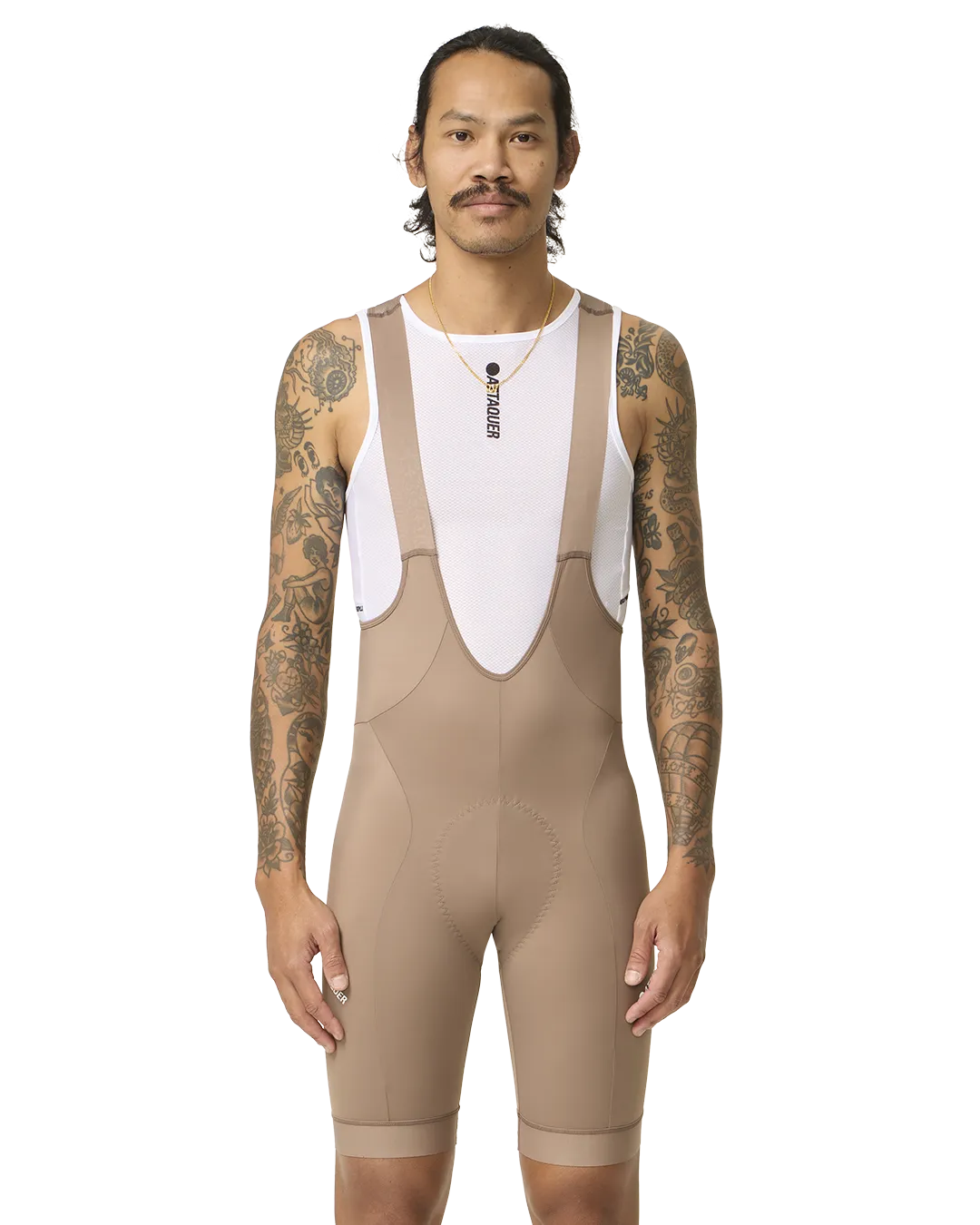 Intra Bib Shorts Taupe-Attaquer-Attaquer