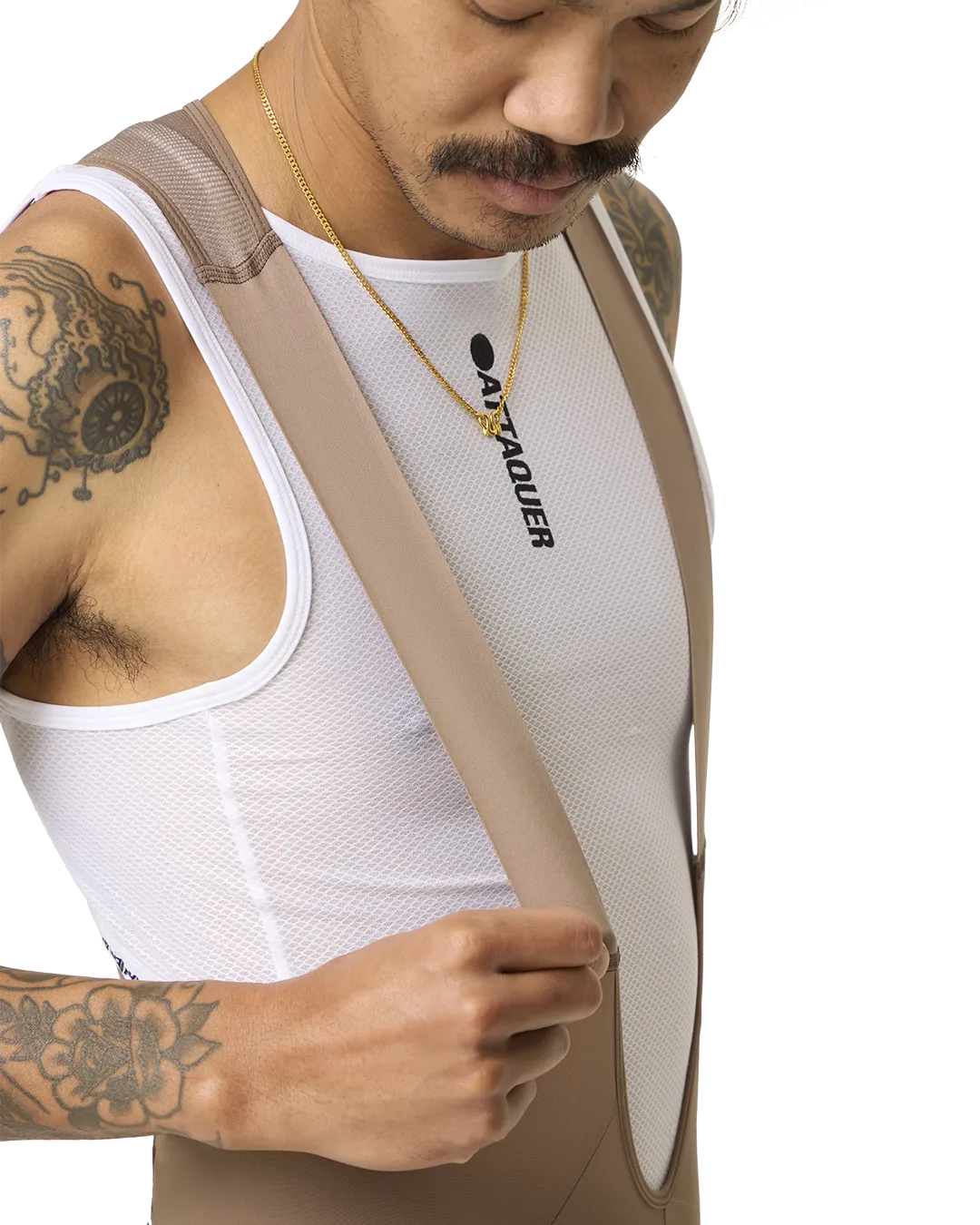 Intra Bib Shorts Taupe-Attaquer-Attaquer
