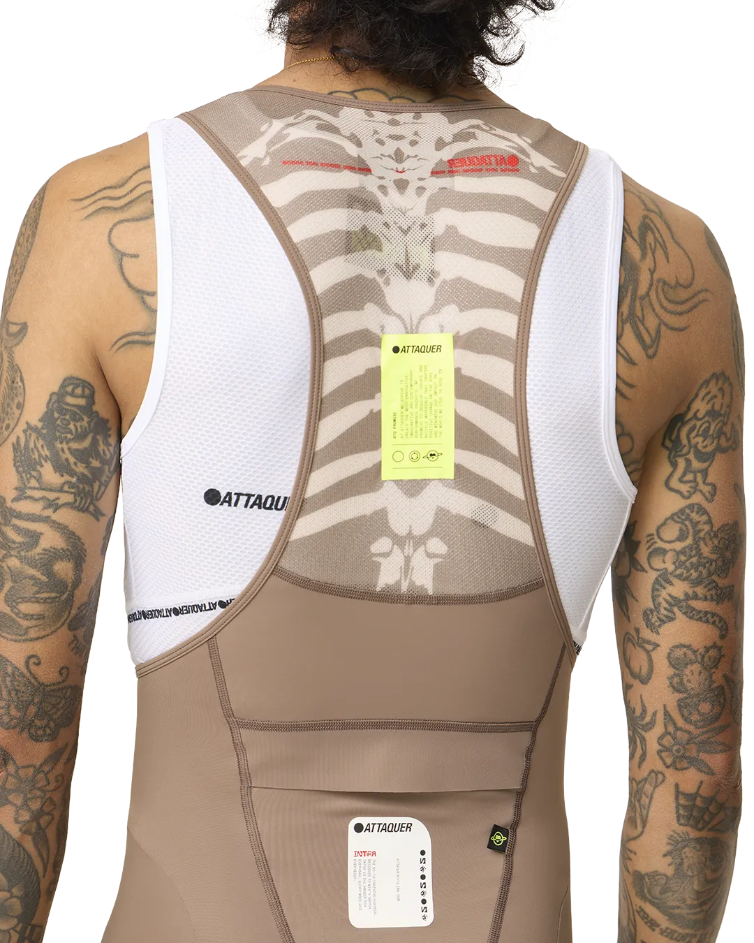 Intra Bib Shorts Taupe-Attaquer-Attaquer