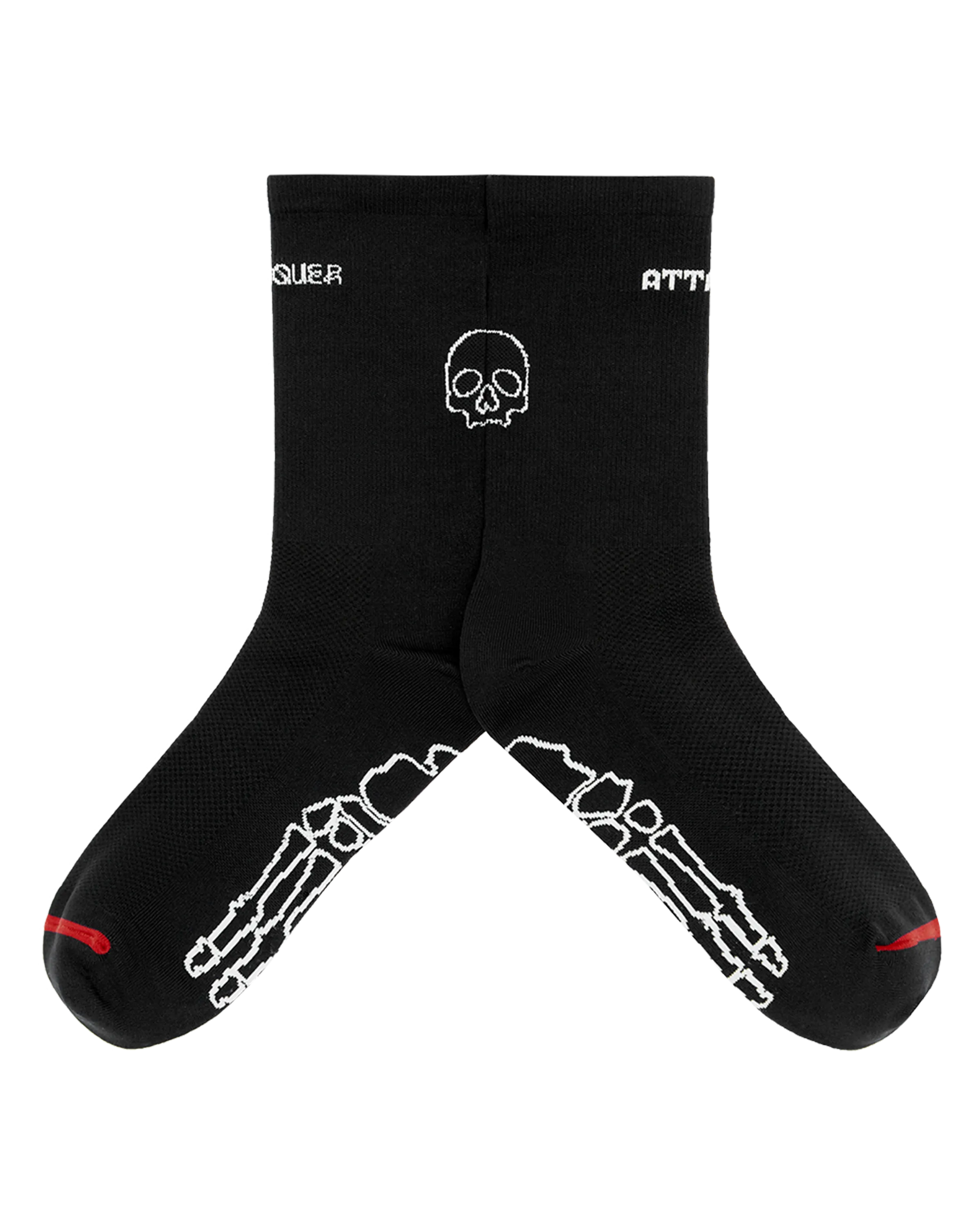 Intra Skull Socks Black-Attaquer-Attaquer