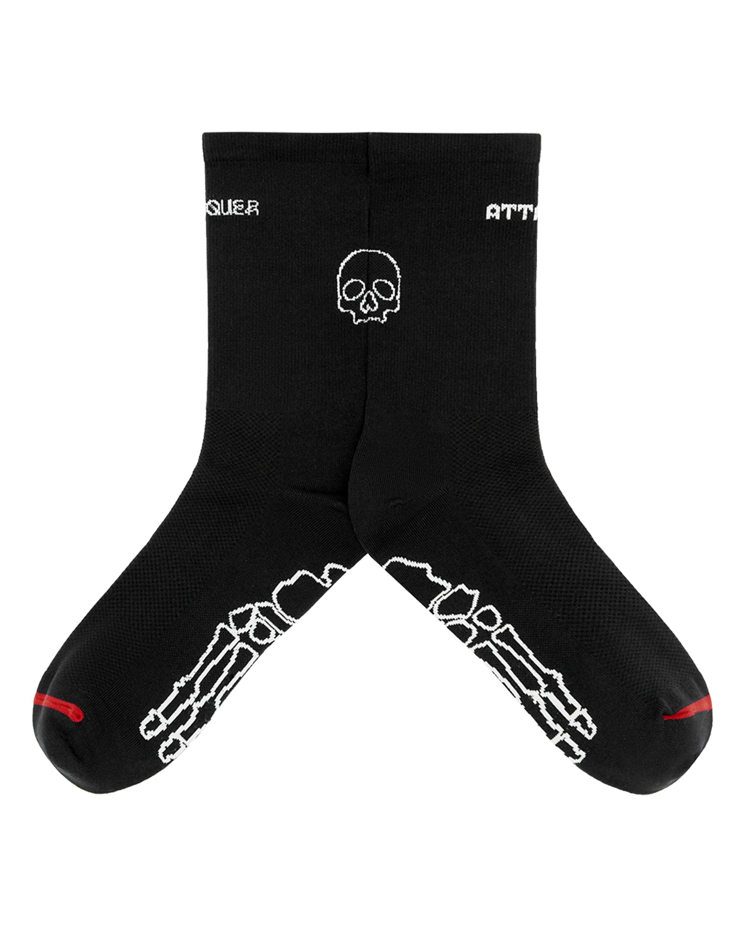 Intra Skull Socks Black-Attaquer-Attaquer
