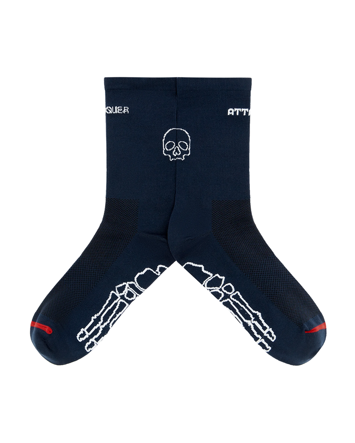 Intra Skull Socks Navy-Attaquer-Attaquer