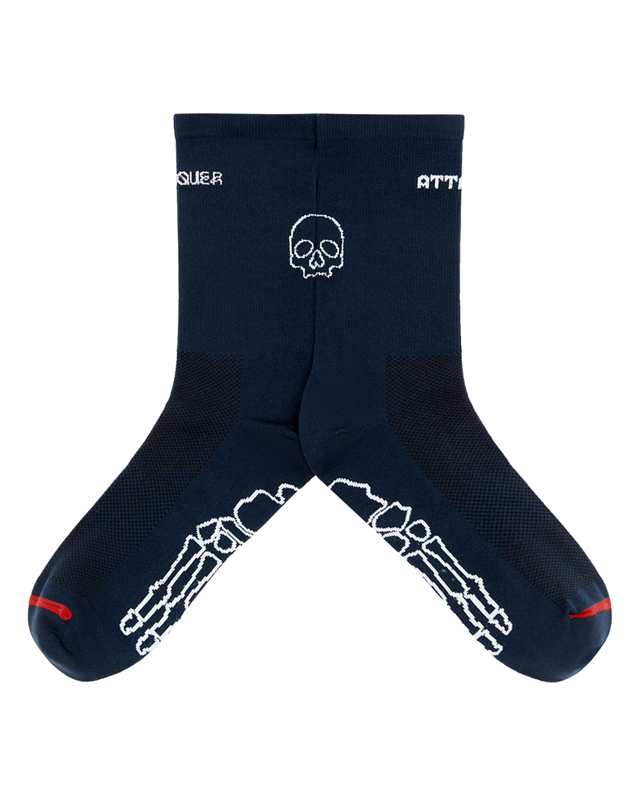 Intra Skull Socks Navy-Attaquer-Attaquer