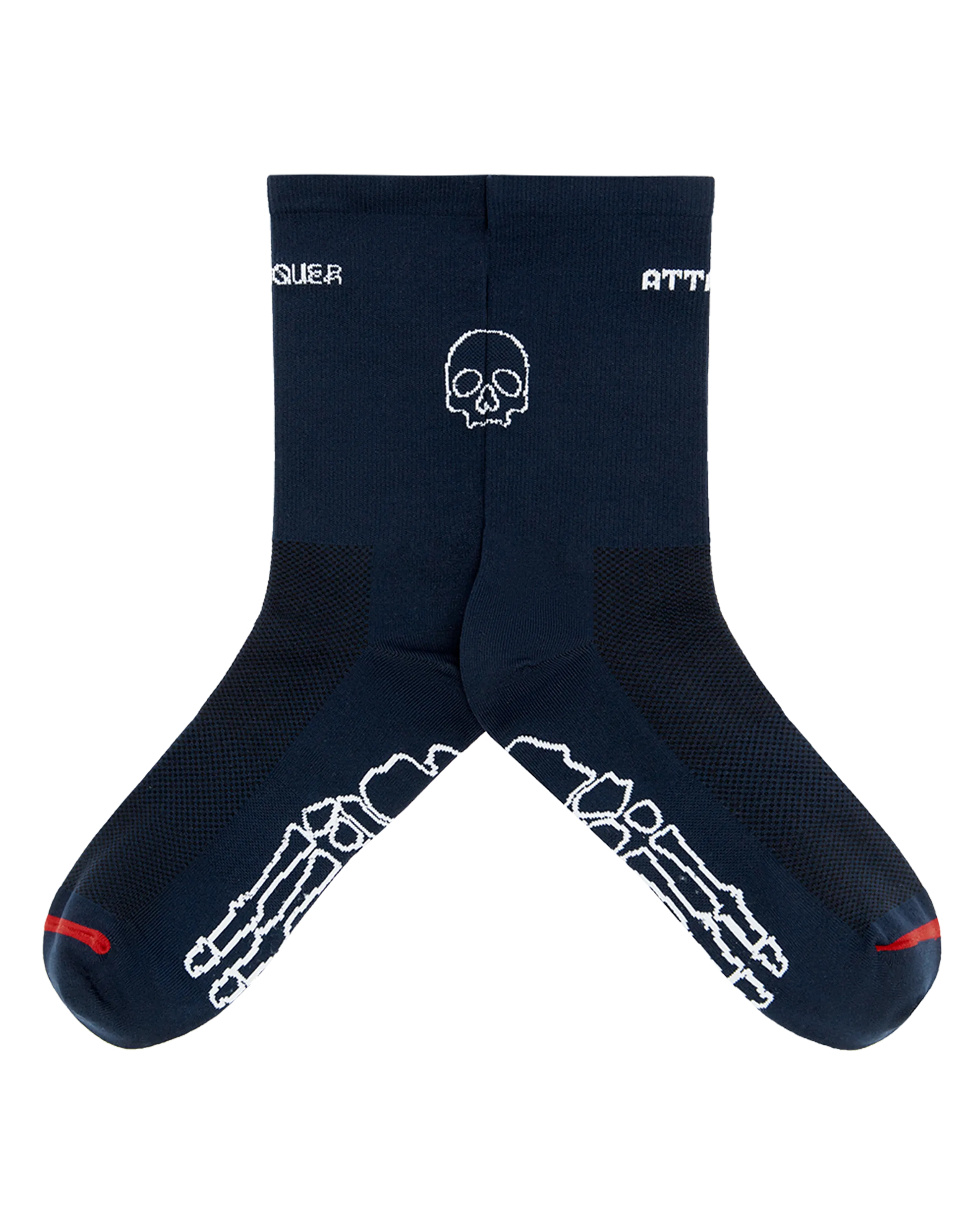 Intra Skull Socks Navy-Attaquer-Attaquer