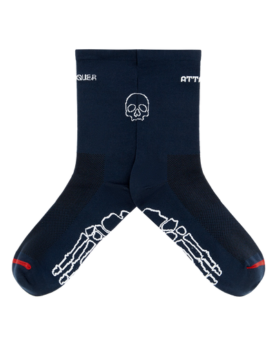 Intra Skull Socks Navy-Attaquer-Attaquer