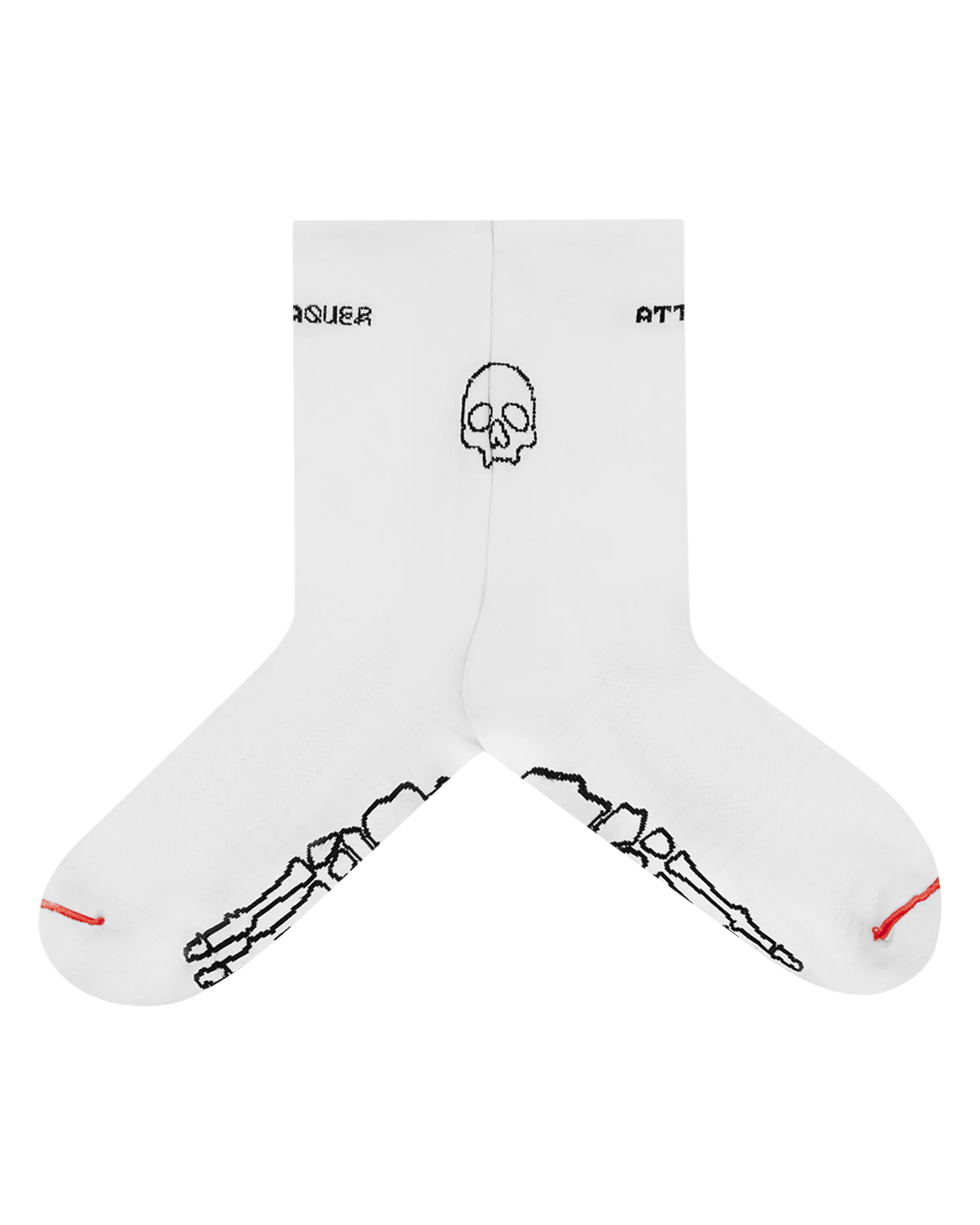 Intra Skull Socks White-Attaquer-Attaquer